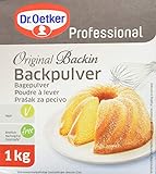 Dr. Oetker Professional Backpulver, 1 x 1kg Packung, Original Backin