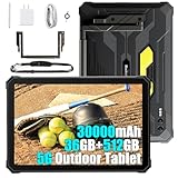 Blackview Active 10 Pro 36GB+512GB Outdoor Tablet 5G 2025, Android 14, 10.95' FHD+, 30000mAh Rugged Smartphone, 108MP+50MP, 2 Speakers, IP68 Waterproof Tablet 4G LTE, 5G,OTG,GPS,NFC