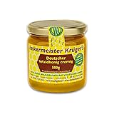 Allgäuer Wanderimkerei Deutscher Waldhonig cremig 500g I regionaler Genuss I cremig I naturbelassen & hochwertig I Gesund
