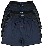 MioRalini TOPANGEBOT Boxershorts farbig weich & locker in neutralen Farben klassischen Unifarben Herren Boxershort, 6 Stück, XL-7