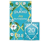 Pukka | Bio-Kräutertee „Joy“ | Zitrone, Orange, Lavendel und Rose | Für freudige Momente | 1er | 20 Teebeutel