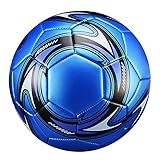 EIAOSI Professioneller Fuß Ball Ball GrößE 5 Offizieller FußBall Training FußBall Ball Wettbewerb Draussen FußBall Blau