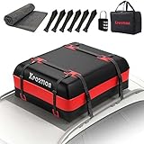 XPORTION Faltbare Dachbox, 15 Kubikfuß Gepäckbox für Reisen und Gepäcktransport, Autos, Vans, SUVs, 425 Liter wasserdichte Dachtaschenn Mit sichere Türhaken, Reißverschlussschloss, Aufbewahrungstasche