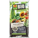 COMPO BIO Hornspäne, Hochwertiger und natürlicher Dünger mit Stickstoff, Ideal auch als Tomatendünger, 2,5 kg