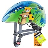 uvex Kid 2 cc - Leichter Kinder-Helm für Kinder - individuelle Größenanpassung - erweiterbar mit LED-Licht - Jungle - 46-52 cm