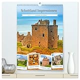 Schottland Impressionen - Schlösser und Whisky (hochwertiger Premium Wandkalender 2026 DIN A2 hoch), Kunstdruck in Hochglanz