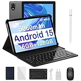 DOOGEE U10 Android 15 Tablet 10 Zoll, 16GB RAM+128GB ROM(2TB TF) Tablet mit Tastatur, WiFi 6 Gaming Tablets Widevine L1, 8MP+5MP, 5060mAh, Kinder Tablets mit Stift, Tastatur, Maus, Hülle, Schutzfolie