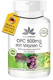 OPC 500mg mit Vitamin C - 120 Tabletten - Traubenkernextrakt - hochdosiert | HERBADIREKT by Warnke Vitalstoffe - Deutsche Apothekenqualität