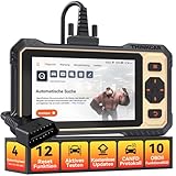 OBD2 Diagnosegerät, ThinkScan 662 Diagnosegerät Auto Mit 12 Reset-Funktion + 4 Systemdiagnose (ECM/TCM/SRS/ABS), Auto Diagnosegerät Für Aktives Testen, CANFD-Protokoll, Kostenlose Updates