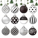 Weihnachtskugeln lustig – Lustige Weihnachtsbaumkugeln Weihnachtskugeln Ornamente 12 x Holz Herbst Weihnachtsbaum Dekor | Dekorative Kugel Ornament, bruchsichere Weihnachtsbaumschmuck für Zuhause