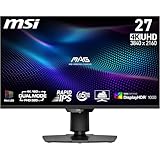 MSI MAG 274UPDF E16M Gaming Monitor 27' 4K UHD, Rapid IPS Panel 3840 x 2160, 0.5ms Reaktionszeit, DisplayHDR 1000, Mini-LED, Dual-Mode, HDMI 2.1, DP 1.4a, USB-C (15W PD)