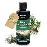 AllgäuQuelle® Saunaaufguss mit 100% Bio Öle Naturluft Fichte Latschenkiefer Alpenzirbe Minze 100ml