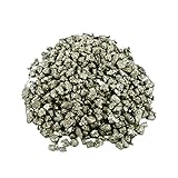 AMAHOFF Pyrit Trommelsteine 1 Kg. Granulat Steingröße 3-8 mm Deckosteine, Dekokies, Granulat, Bastelsteine, Natursteine, Ladesteine