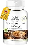 Bockshornklee-Extrakt 750 mg - 90 Tabletten - 50% Saponine - hochdosiert - vegan | HERBADIREKT - Deutsche Apothekenqualität