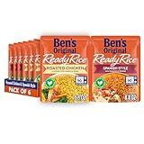 BEN'S ORIGINAL Ready Rice Roasted Chicken und Reis im spanischen Stil, einfache Dinnerseiten, 250 ml Beutel (6 Stück)