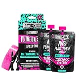 Muc-Off Ultimate Tubeless Kit Setup-Kit Für Tubeless-Ready Fahrräder, DH/Enduro - Enthält Felgenband, Fahrrad Flickzeug, Tubeless Ventile und Reifendichtmittel