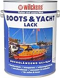 Boots & Yachtlack 2x 2,5 L klar Bootslack Boot Yacht Lack hochglanz Klarlack Kunstharzlack farblos hochglänzend Speziallack Holzlack Holzschutz