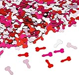 1 Packung buntes Glitzer-Konfetti, niedliches Streu-Party-Tischdekoration für Valentinstag, Konfettikanone, Feier, Hochzeit, Verlobung, Zubehör, Set H3