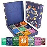 Pukka Tee Geschenkset, Bio Kräutertee, Tee Box, Nachhaltiges Tee Set, Ideal für jeden Anlass, Geschenkidee, 9 Varianten,45 Teebeutel