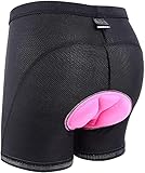 Sportneer Radlerhose für Damen, Rshorts, Radsport, Damen, mit 3D-Gel für Damen, Radsport, Shorts, S – 2XL