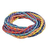 Kawanyo – 6er Set Gymnastik Springseile in Premium Qualität – Sprungseile ideal für Reha, Gymnastik, Kita, Schule & Vereine – bunte Hüpfseile á 300 cm