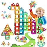 Magnetische Bausteine Spielzeug ab 3 Jahre alte Magnetspielzeug Magnete für Kinder Geschenk für Mädchen Junge 3 4 5 6 7 Jahre Kreativität Montessori Spielzeug Weihnachten-38pcs