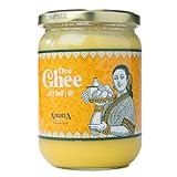 Amma Authentic Foods Ghee (Desi) | 100% geklärte Butter | Passt in Keto- und Paleo-Diäten | Ideal zum Backen und Braten bei hohen Temperaturen | Gut verträglich bei Laktoseintoleranz (400g Glas)