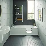 HAK Acryl Seniorenbadewanne mit Tür, 169,5x70x51cm, Weiß, Freistehend, Rechteckig, Glänzend, Übergangsweise