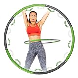 Tunturi Hula Hoop Reifen Erwachsene mit Gewicht, 1,8 kg, Hoola Hoop Reifen Fitness mit Noppen