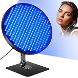 Ibtyzo Solarium für Zuhause, 50W Bräunungslicht Solarium, Gesichtsbräunung Tageslicht mit 250 LEDs, 360° verstellbare Bräunungslampe Gesichtsbräuner Solarium für Gesicht und Körper mit Zeitschaltuhr