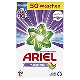 Ariel Waschmittel Pulver Waschpulver, Color Waschmittel, 50 Waschladungen, Farbschutz, 3.25kg