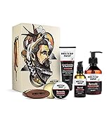 Ultimate Beard Box · Brooklyn Soap Company · Hochwertiges Bartpflege Set inkl. Bartöl, Bartshampoo, Bartbürste, Bartwachs & Bartcreme