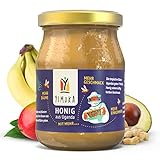 YIMUKA Premium Honig aus Uganda - Natur Honig ohne Zucker - Nachhaltiger Imker Honig - Waldhonig aus tropischen Blüten - Cremiger Blütenhonig und Rohhonig (cremig)