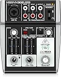 Behringer 302USB Erstklassiger 5-Eingangs-Mixer mit XENYX-Mikrofonvorverstärker und USB/Audio-Schnittstelle, Kompatibel mit PC und Mac