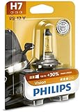 Philips 12972PRB1 Vision +30% H7 Halogen Scheinwerferlampe 12 V, 55 W, 1er Blister
