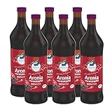 Aronia ORIGINAL Bio Aronia + Granatapfel Muttersaft - 6x0,7 Liter Direktsaft - Vegan, ohne Konservierungsstoffe, ohne Zuckerzusatz (lt. Gesetz)