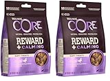 Wellness CORE Reward+ Ente & Kamille, 170 g, sanfte Hundeleckerli zur Belohnung, ohne Zuckerzusatz, getreidefrei, mit hohem Fleischanteil, fördert die Beruhigung deines Hundes (Packung mit 2)