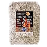 Buche Pellets 15 kg 30 kg Grill Smoker Holz Pizzaofen BBQ Pellet Outdoor Ofen Grillen Chunks Holzpellets Garten Räuchern Pizza Wood Smoke Zubehör Rauch Flameup, Gewicht :15 kg