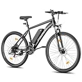 Touroll U1 E-Bikes, 26/29 Zoll E Bike Herren Damen mit Abnehmbarer 36V 13Ah Akku, 250W Motor MTB, E-Mountainbike mit 21 Gang, Elektrofahrrad Reichweite über 65KM, CST Off-Road-Reifen
