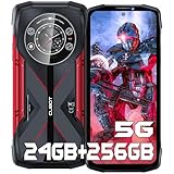 CUBOT Kingkong Star(2023) 5G Outdoor Smartphone Android 13, 24GB+256GB/1TB, 10600mAh(33W), 6.78' FHD+1.09' Zurück Dsiplay Outdoor Handy Ohne Vertrag, 100MP+24MP Nachtsicht, IP68/NFC/3 Slots, Rot