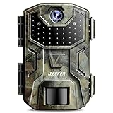 iZEEKER Wildkamera 32MP HD, Wildtierkamera mit 940nm No Glow Infrarot LEDs, Wildkamera mit Bewegungsmelder Nachtsicht IP66 wasserdicht für die Tierbeobachtung Heim Sicherheit