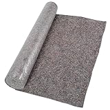 Daromigo Malervlies 1 * 25m mit PE-Beschichtung 220g/m2 Zuschneidbar - Malerbedarf Hochwertige Abdeckfilzrollen für Wände und Dekorationen.