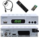 Anadol HD 202c Plus Kabel Receiver für Kabelfernsehen mit AAC-LC Audio, PVR Aufnahmefunktion & Timeshift - Umstieg Analog auf Digital - HDTV, DVB-C, DVB-C2, HDMI, SCART, Mediaplayer + HDMI Kabel