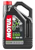 Motul 104083 5100 4T, 15 W-50, 4 L, 300x234x114