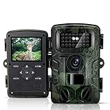 HAZA Wildkamera, 36MP HD Wildkameras 2.0' LCD-Bildschirm mit Video Wildtierkamera mit Bewegungsmelder Nachtsicht Draussen Fotofallen Kamera aufzeichnung Tiere tierbeobachtungskamera Nachtsichtkamera