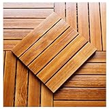 Boden Zum SpleißEn im Garten, rutschfeste Pflastersteine, Einfach Zu Verwendender Dekorativer Promenadenweg, für Terrasse, Rasen, Hinterhof, Strand und Hochzeit,D,5 Slats/9 Pcs