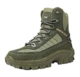 Camo1 Militärstiefel für Herren, wasserdicht, Outdoor, Militär, Armeestiefel, Wanderschuhe, Trekkingschuhe, En8 01, 44 EU