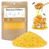 Scentoria Bienenwachs 200g, Bienenwachs Bio für Kosmetik, Bienenwachs Pastillen, Bienenwachs für Kerzen, Bienenwachs Kaufen, Bienenwachs Kerzen, Natürliches Beeswax, Bio Bienenwachs Gelb