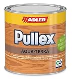 ADLER Pullex Aqua-Terra - Ökologisches Holzöl Außen & Innen, lange Haltbarkeit - 2,5L Erdbraun