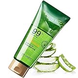 Natürliches Aloe Vera Gel 100 prozent Feuchtigkeitscreme für Gesicht, Körper - HaarGel, Pflege nach dem Sonnen - Sonnenbrand Koreanische Kosmetik After Sun Aloeveragel - 300 ml